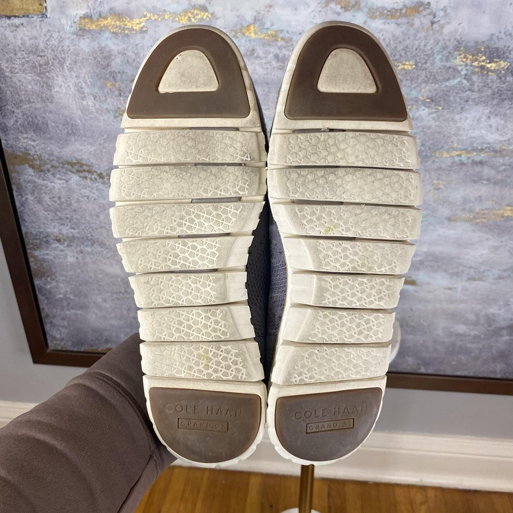 Cole Haan Zerogrand Shoes Mens Size 10.5 Gray Wingtip Casual Sneakers C24944 - Picture 11 of 11